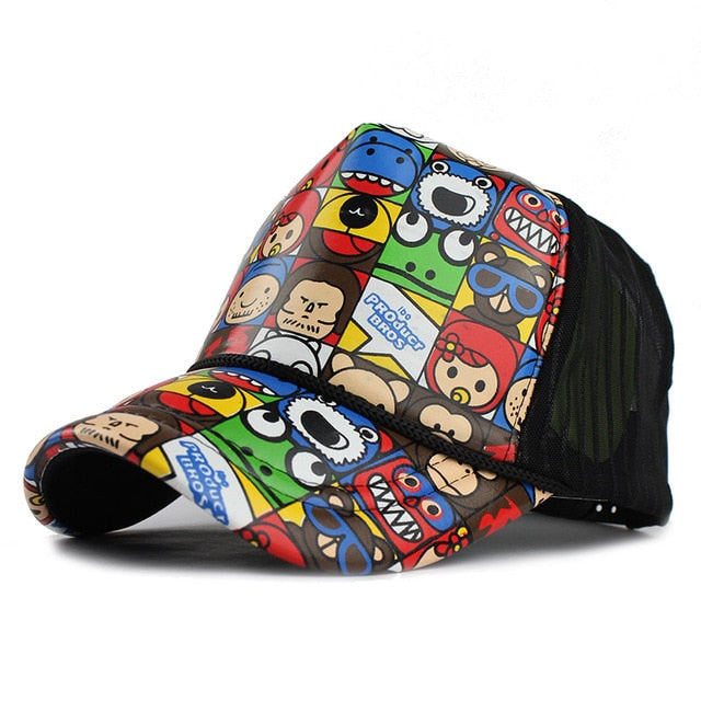 Colored Doodle Cap